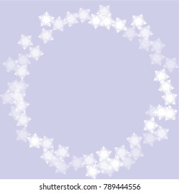 Snowflake texture which consists of isolated elements. Stylish, consist of beautiful  elements in snowflake texture. Can be used as print, wallpaper, cards, poster, logo, background 