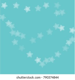 Snowflake texture which consists of isolated elements. Stylish, consist of beautiful  elements in snowflake texture. Can be used as print, wallpaper, cards, poster, logo, background 