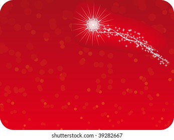  Snowflake with trail