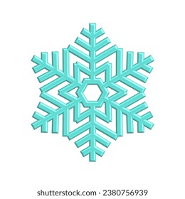 Snowflake variation icon collection. Ice crystal . Winter symbol. Vector illustration.