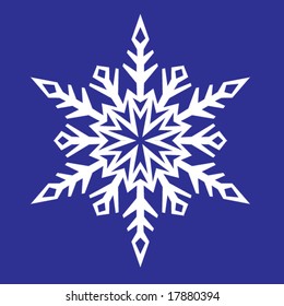 Snowflake. Vector.
