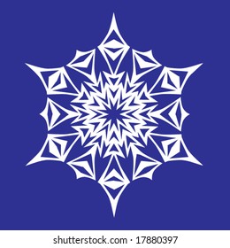 Snowflake. Vector.