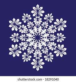 Snowflake. Vector.