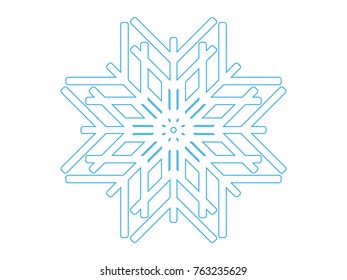 Snowflake, vector, Christmas, holidays