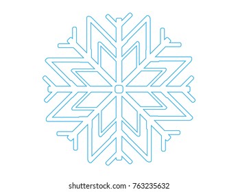 Snowflake, vector, Christmas, holidays