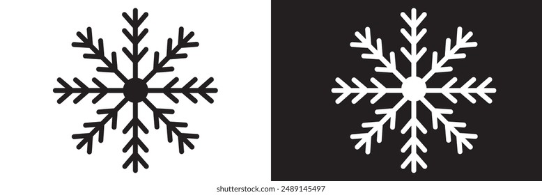 Snowflake vector Christmas icon logo snow Santa Claus Xmas cartoon character illustration symbol graphic