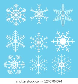 Snowflake vector for christmas and new year idea