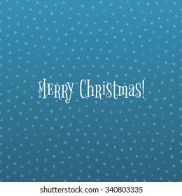 Snowflake vector Christmas Pattern on blue Ice Background. Use in Your Design, in Textile or Wrapping