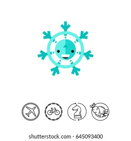 Snowflake Vector Icon