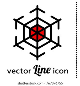 snowflake vector icon