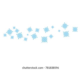 Snowflake vector icon