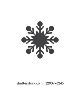 Snowflake vector icon. filled flat sign for mobile concept and web design. Snow winter solid icon. Symbol, logo illustration. Pixel perfect vector graphics