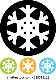 Snowflake - Vector icon isolated
