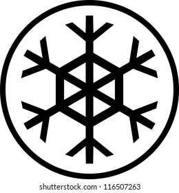 Snowflake - Vector icon isolated