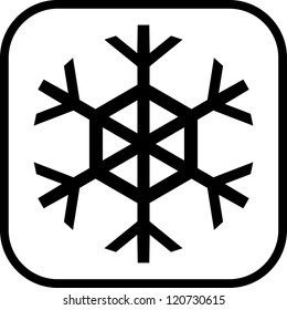 Snowflake - Vector icon isolated