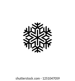 snowflake vector icon. snowflake sign on white background. snowflake icon for web and app