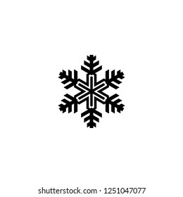 snowflake vector icon. snowflake sign on white background. snowflake icon for web and app
