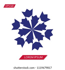 snowflake vector icon symbol