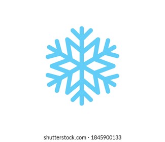 Icono vector copo de nieve. Símbolo de invierno, navidad y fiesta. Ilustración modificable lineal.
