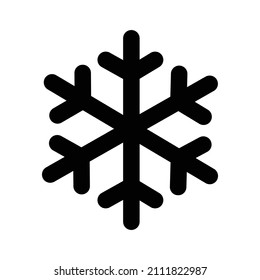 Snowflake Vector icon which is suitable for commercial work and easily modify or edit it

