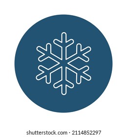 Snowflake Vector icon which is suitable for commercial work and easily modify or edit it

