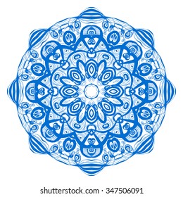 Snowflake. Vector illustration