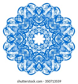 Snowflake. Vector illustration