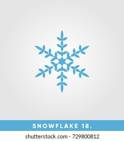snowflake vector illustration