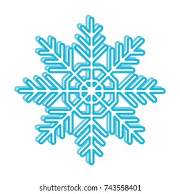 snowflake vector illustration