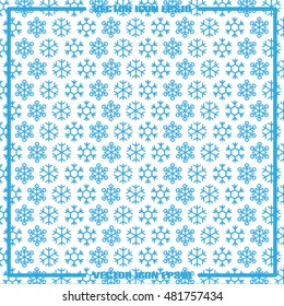 snowflake vector illustration EPS 10.