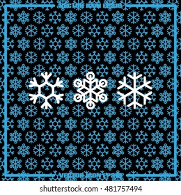 snowflake vector illustration EPS 10.