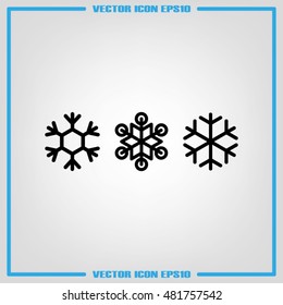 snowflake vector illustration EPS 10.