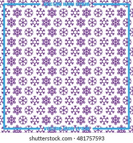 snowflake vector illustration EPS 10.