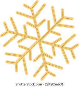 snowflake vector illustration in green color