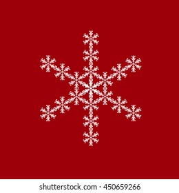 Snowflake. Vector image.