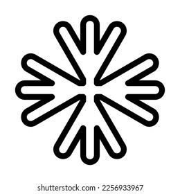 Snowflakes Vektorliniendesign