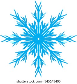 Snowflake vector pattern