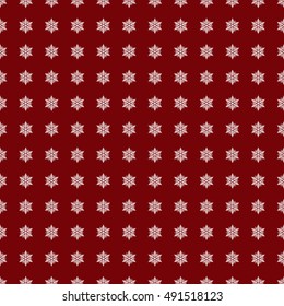 Snowflake vector pattern.