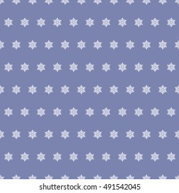 Snowflake vector pattern.