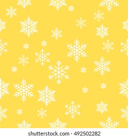 Snowflake vector pattern.