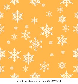 Snowflake vector pattern.