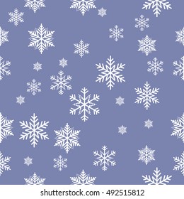 Snowflake vector pattern.
