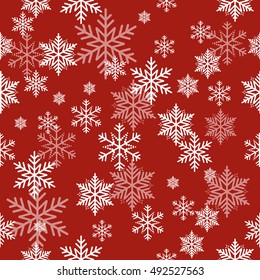 Snowflake vector pattern.