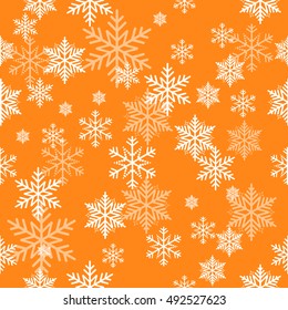 Snowflake vector pattern.