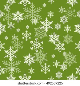 Snowflake vector pattern.