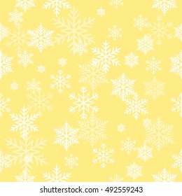 Snowflake vector pattern.