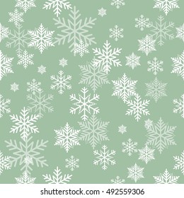 Snowflake vector pattern.