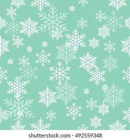 Snowflake vector pattern.