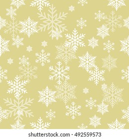 Snowflake vector pattern.