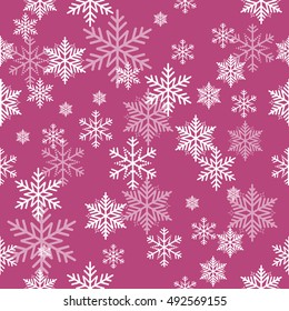 Snowflake vector pattern.